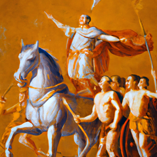 Cover Image for Julius Caesar's Triumphant Return to Rome
After Julius Caesar defeated Pompey the Great in 48 BC, he triumphantly marched back into Rome. As Caesar paraded